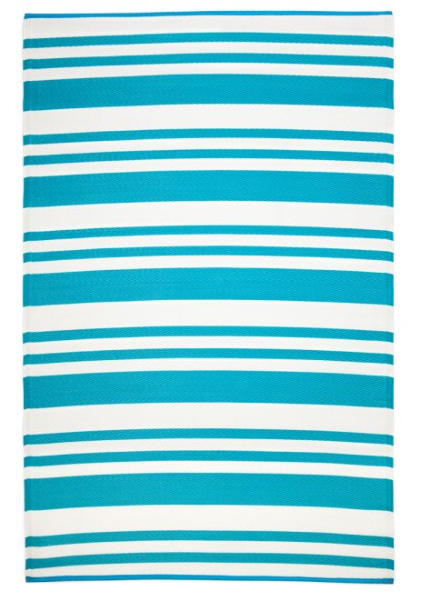 Cherai Aqua Plastic Rug