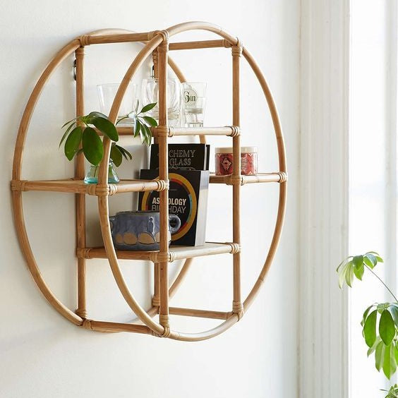 Kanada Round Shelf in Natural