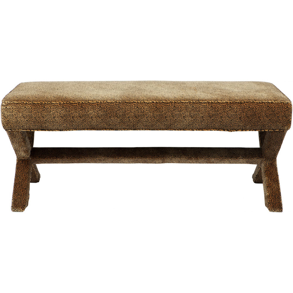 Caesar Bed End in Cheetah