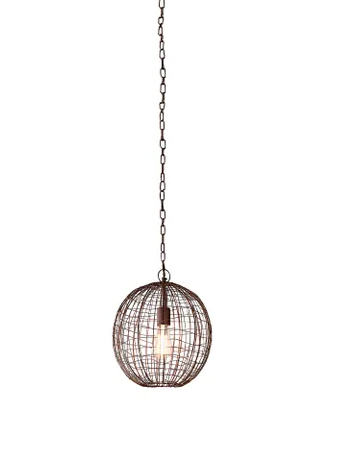 Wire Weave Ball Light Pendant