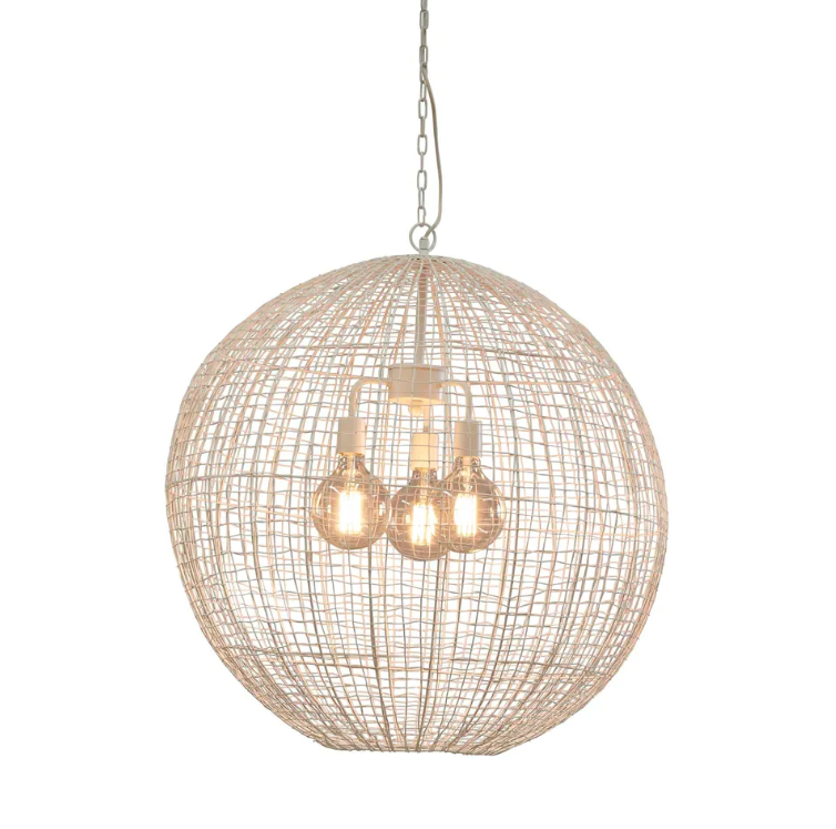 Wire Weave Ball Light Pendant