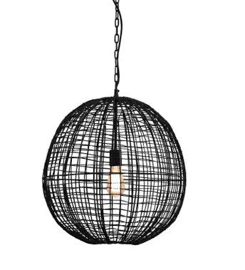 Wire Weave Ball Light Pendant