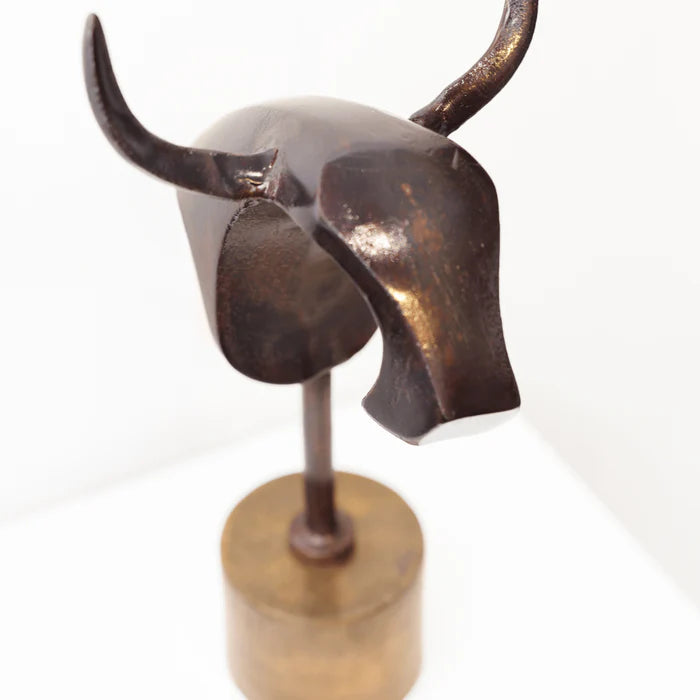 Abstract Bronze Decor - Bull