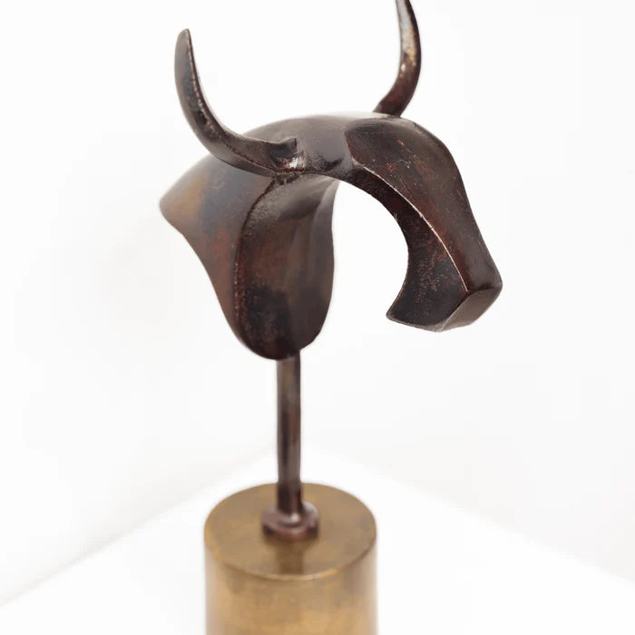Abstract Bronze Decor - Bull