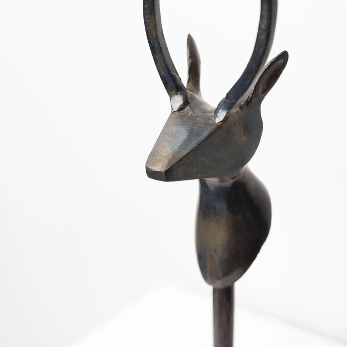 Abstract Bronze Decor - Deer