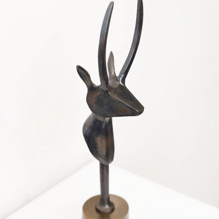 Abstract Bronze Decor - Deer