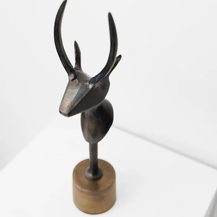 Abstract Bronze Decor - Deer