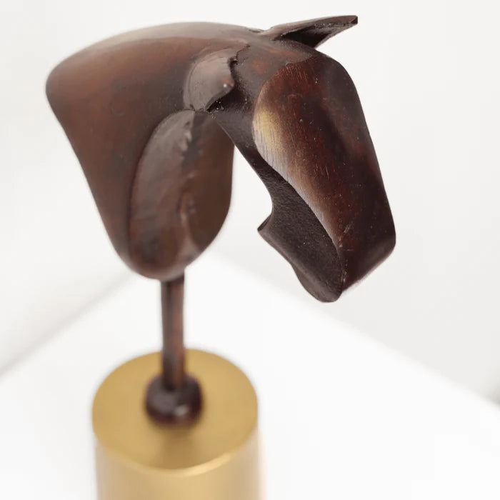 Abstract Bronze Decor - Horse