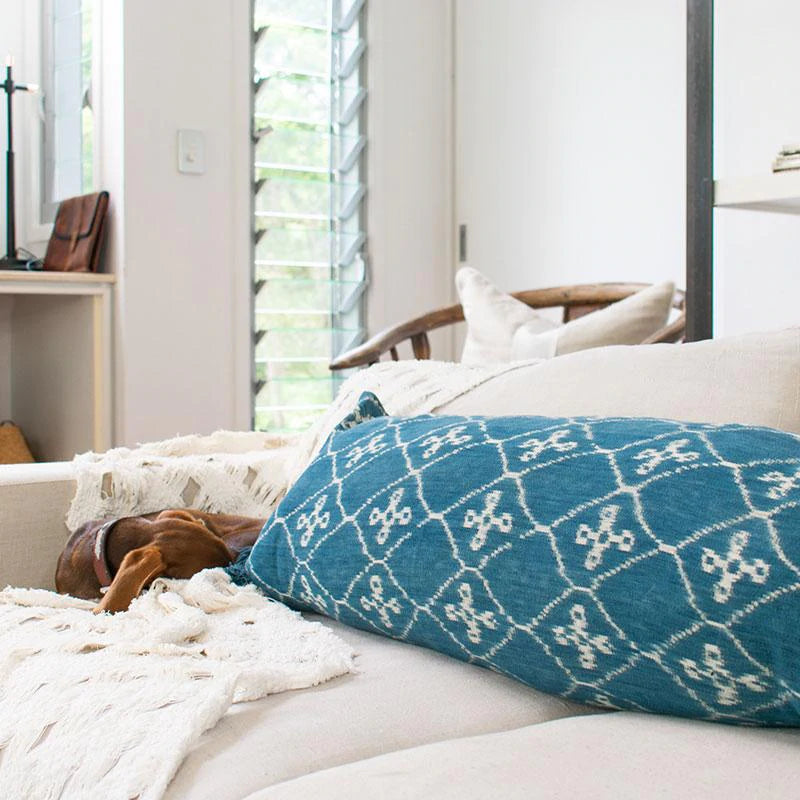 Ikat Morinda Long Lumber Cushion