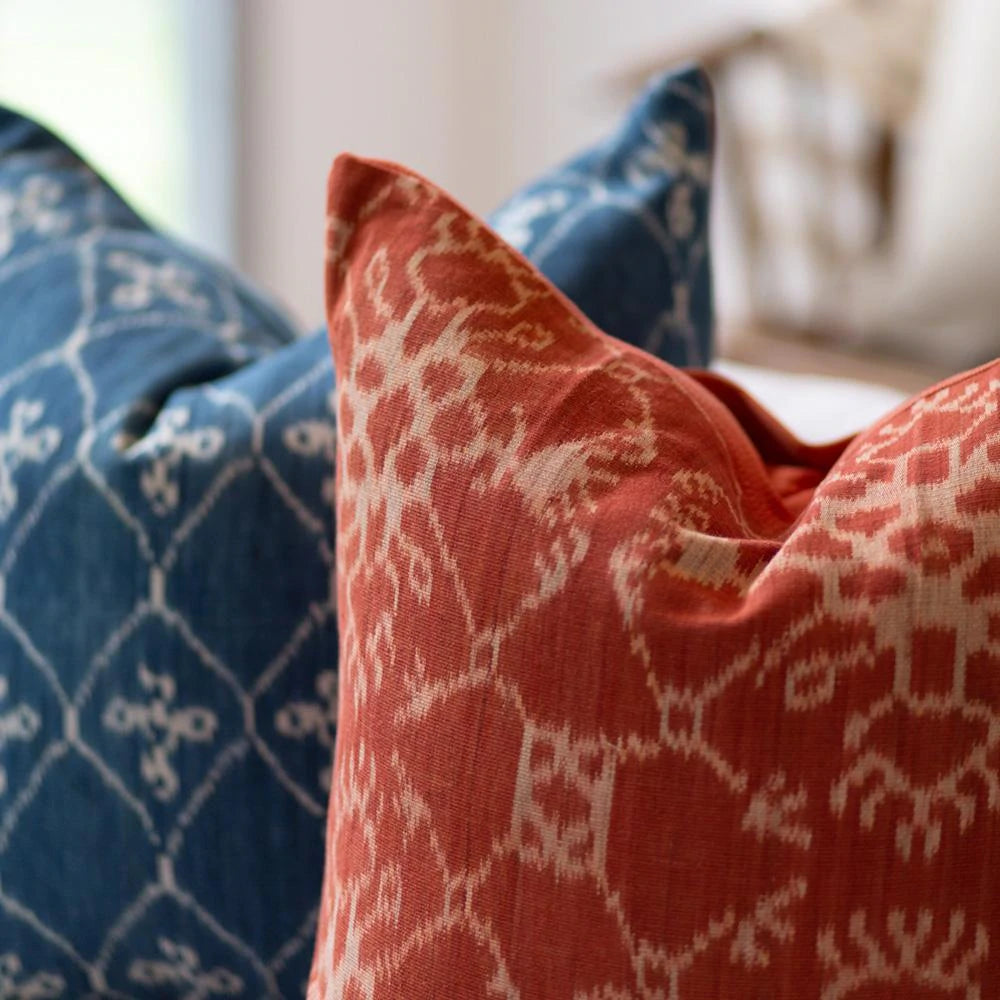 Ikat Morinda Coral Lounge Cushion