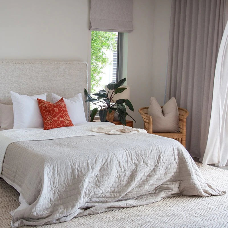 Ikat Morinda Coral Lounge Cushion