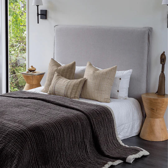 Global Weave Balmoral Lumbar Cushion in Natural