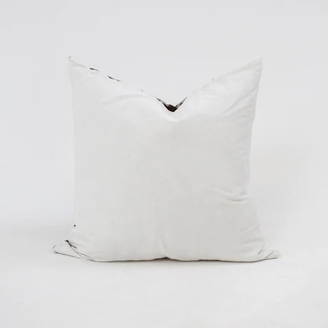 Kilim & Raffia Cushion in Chocolate