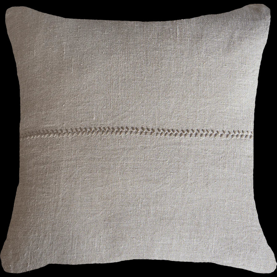 Linen Lace Stitch Linen Lounge Cushion