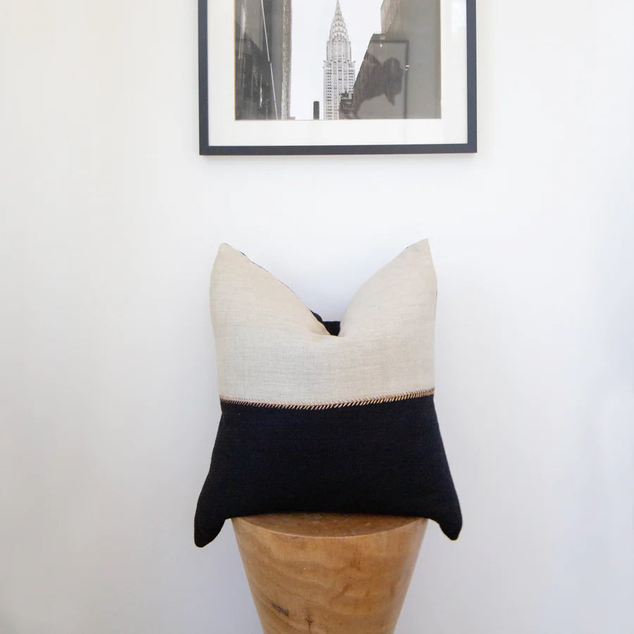 Linen Lace Stitch Linen Lounge Cushion