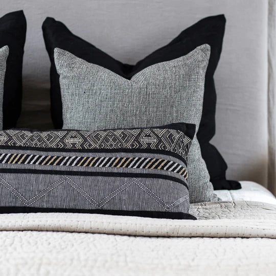 Navajo Long Cushion in Black