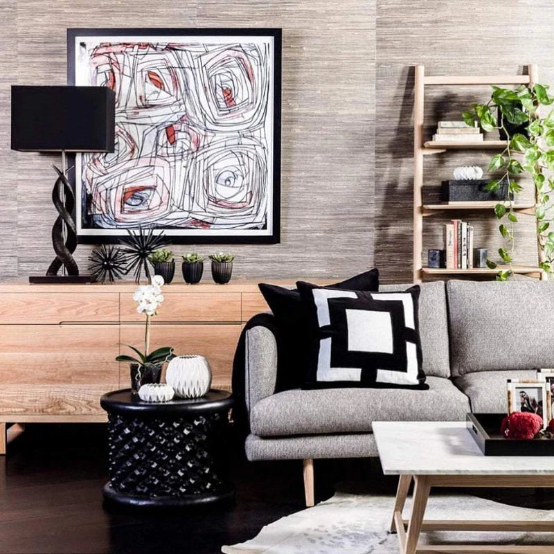 Bamileke Table in Black