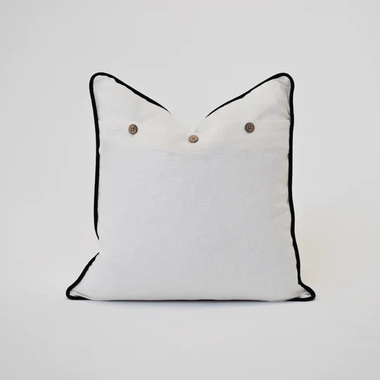 Shell African Bead Horseshoe Cushion