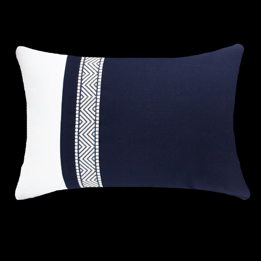 Outdoor Lumbar Cushion - Nautical