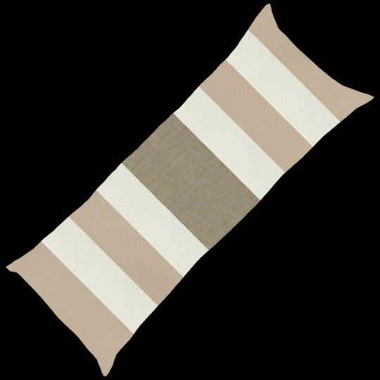 Outdoor Regent Cross Long Lumber Cushion 35 x 90cm in Beige