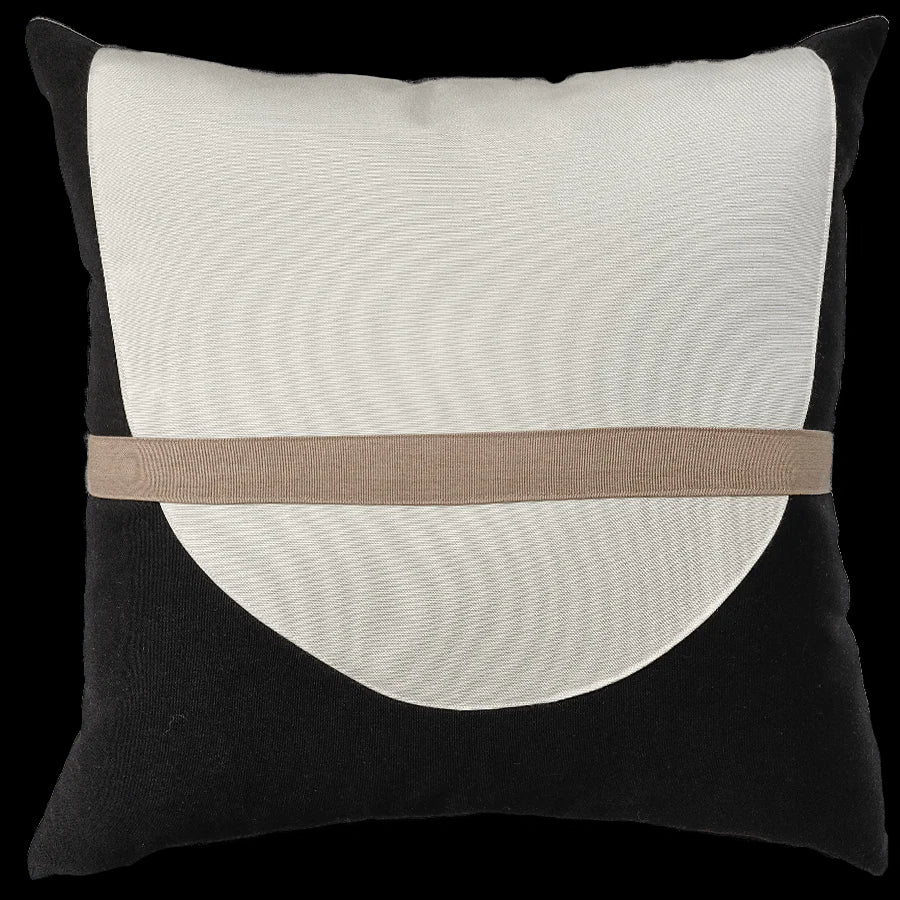 Outdoor Global - Earth Equator Lounge Cushion 55 x 55cm in Beige & Black