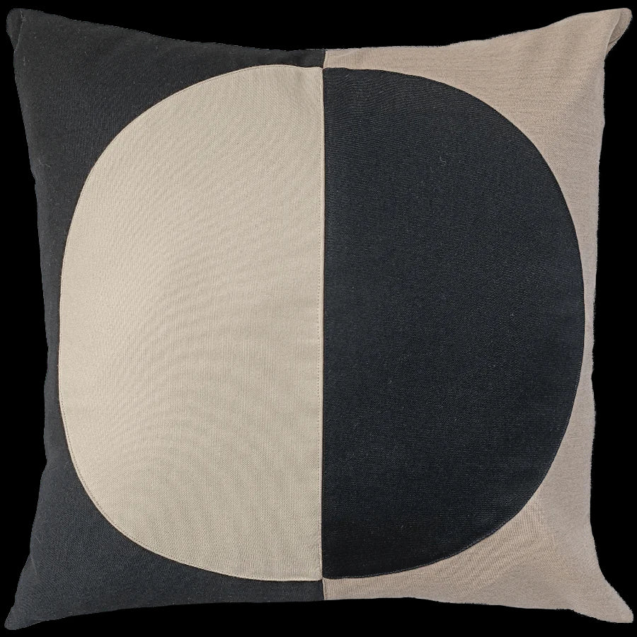 Outdoor Global - Earth Moon Lounge Cushion 55 x 55cm in Beige & Black
