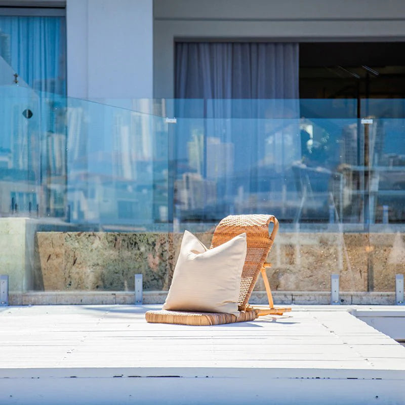 Outdoor Nautical Stripe Lounge Cushion