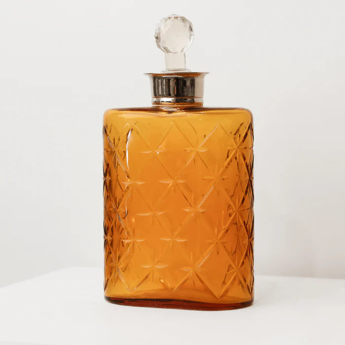 Oval Handcut Crystal Decanter