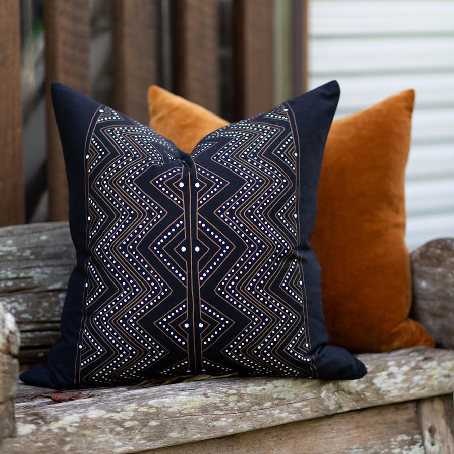 Dreamtime Zig Zag Stripe Lounge Cushion