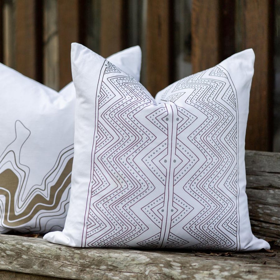 Dreamtime Zig Zag Stripe Lounge Cushion