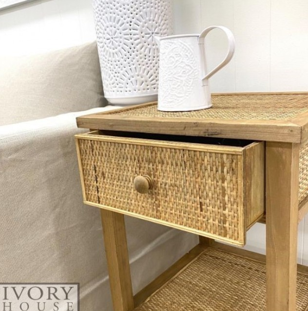 Weave One Drawer Bedside