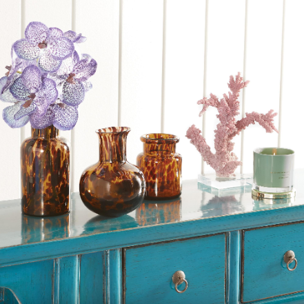Florida Coral on Stand Mauve