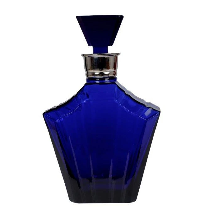 Deco Decanter in Indigo