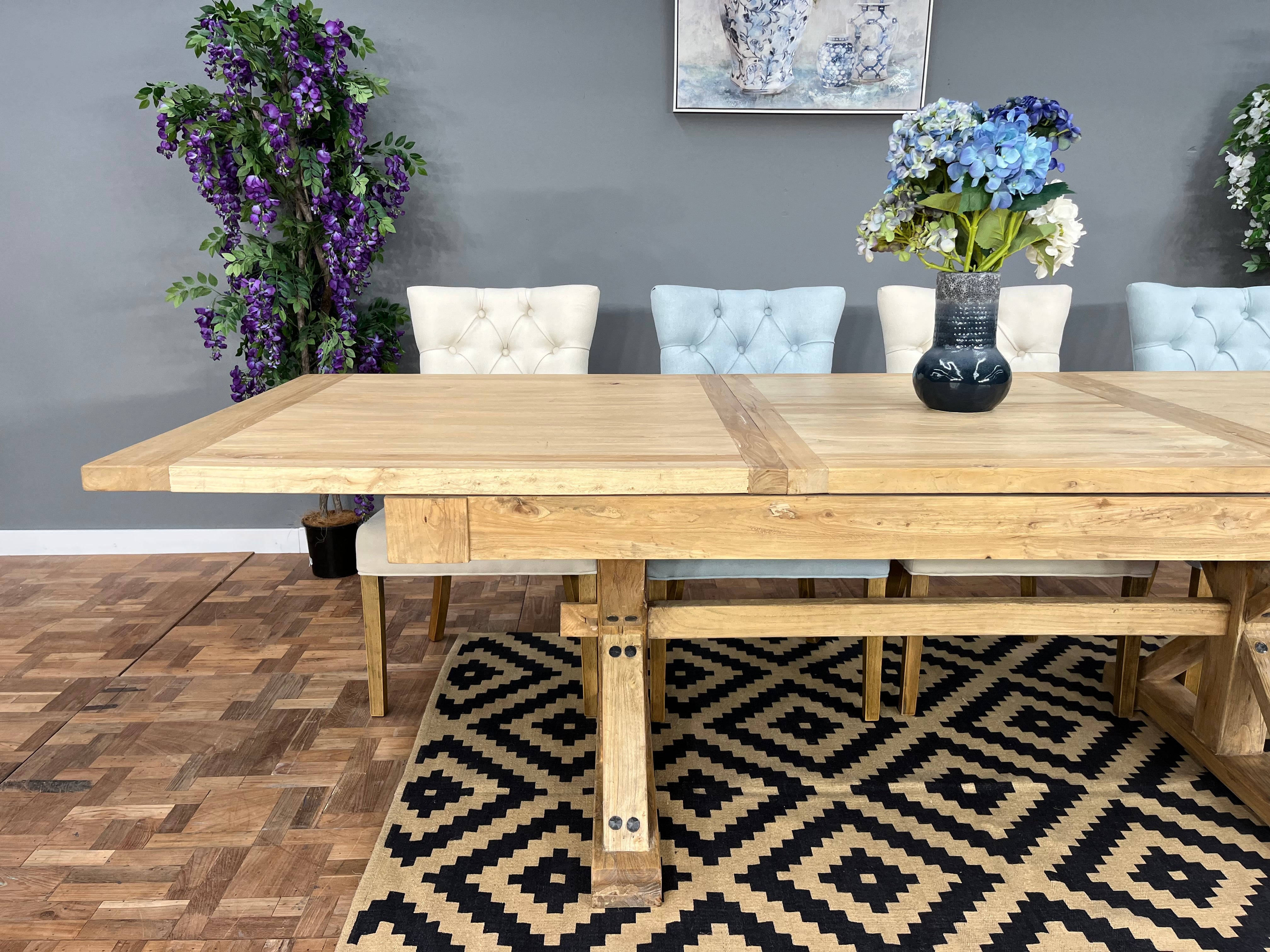 Gironde Reclaimed Elm Extension Table