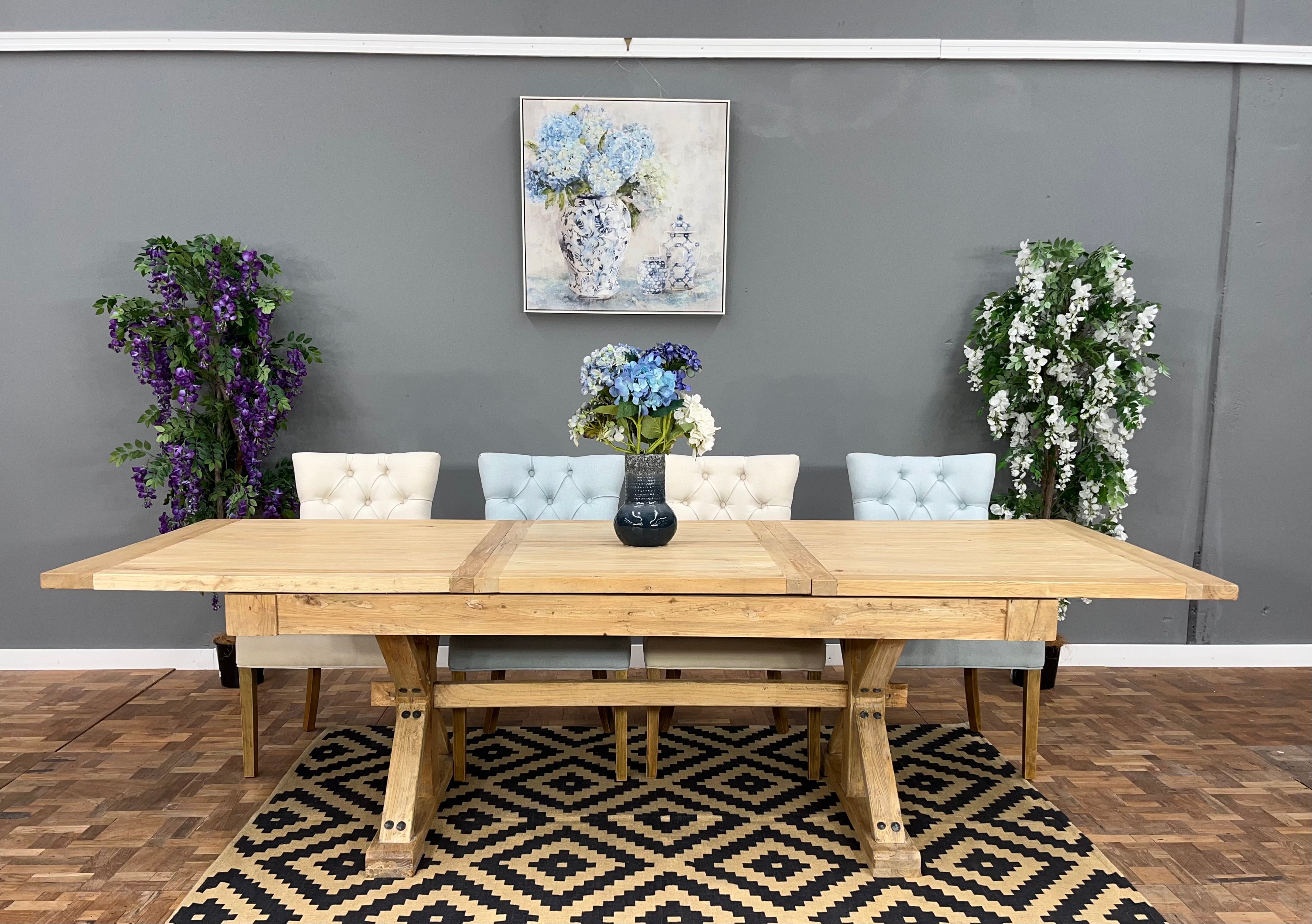 Gironde Reclaimed Elm Extension Table