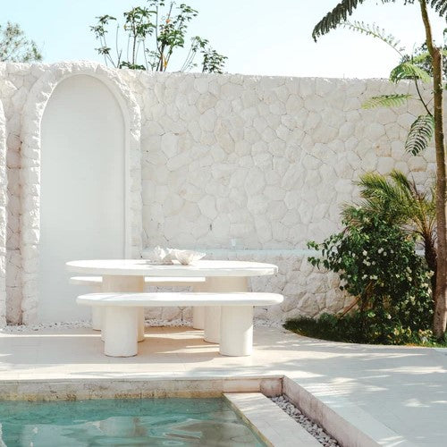 Grecian Concrete Dining Table