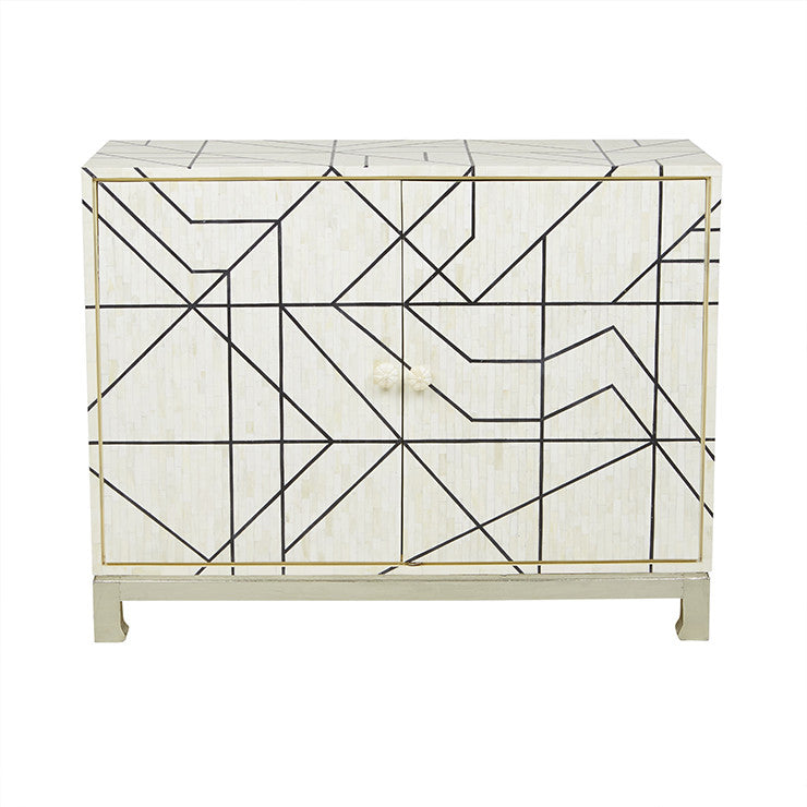 Udaipur Cabinet with Bone Inlay Feature