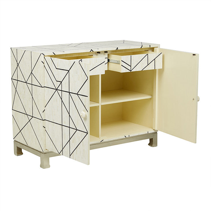 Udaipur Cabinet with Bone Inlay Feature