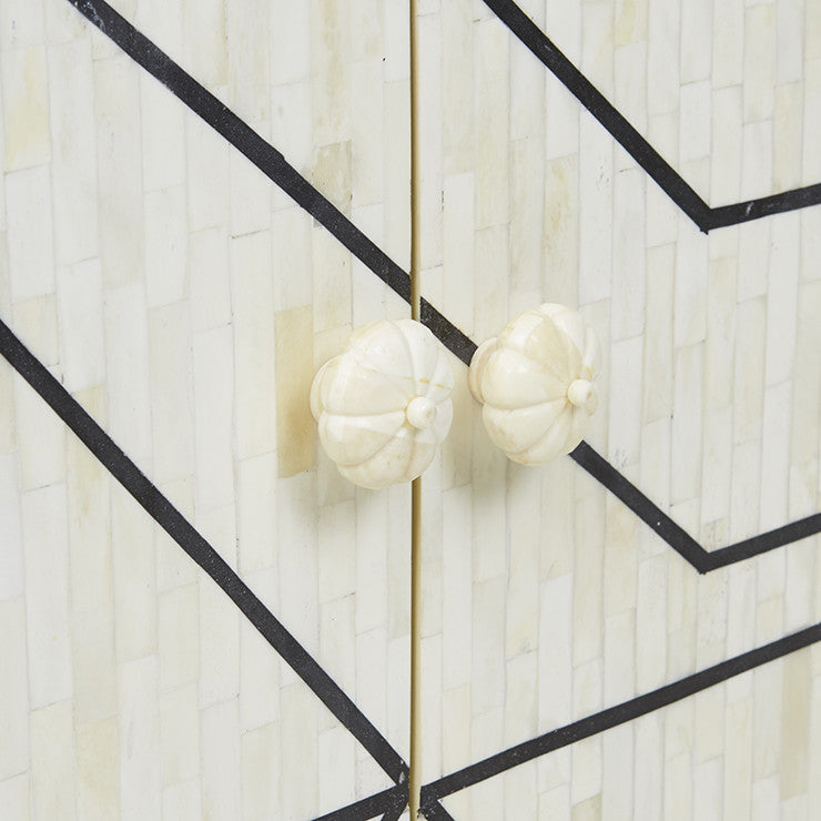 Udaipur Cabinet with Bone Inlay Feature