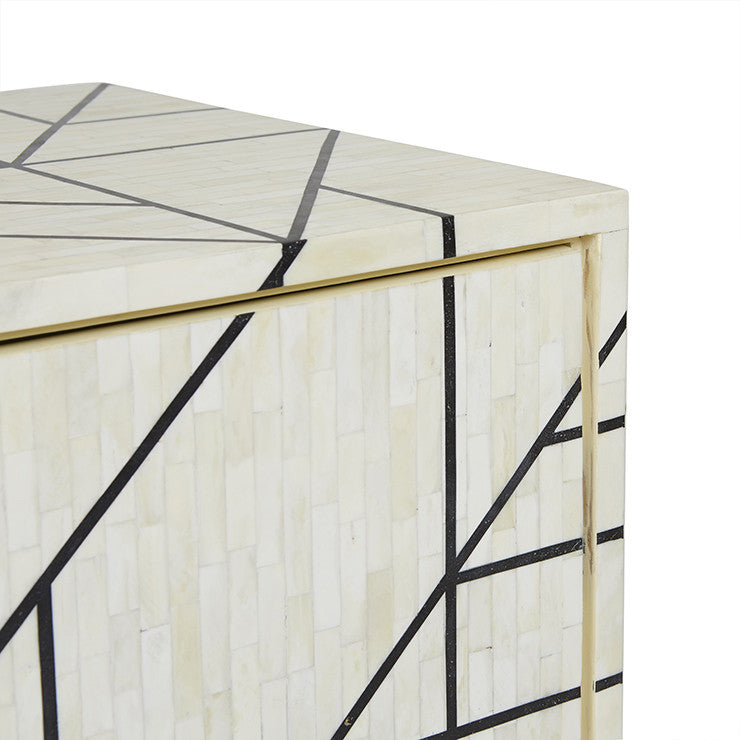 Udaipur Cabinet with Bone Inlay Feature
