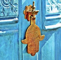Moroccan Brass Fatima Door Knocker