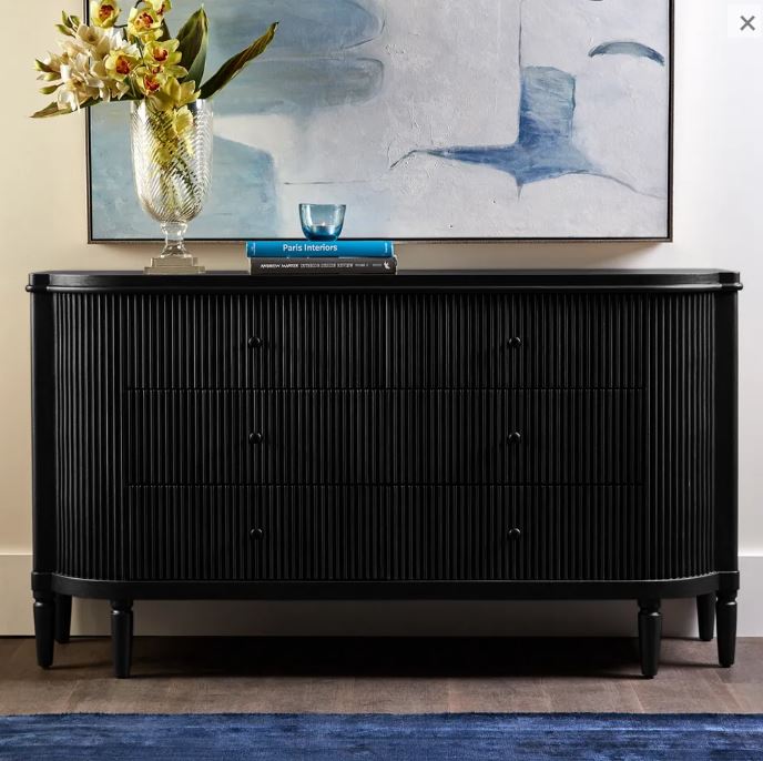 Arielle Large Chest in Black