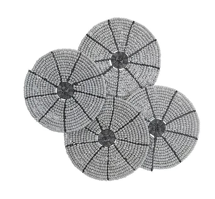 Zimbabwe Beaded Coasters - Set of 4