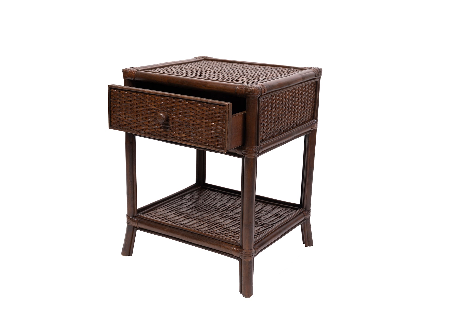 Amara Bedside in Coffee Bean - Overstock