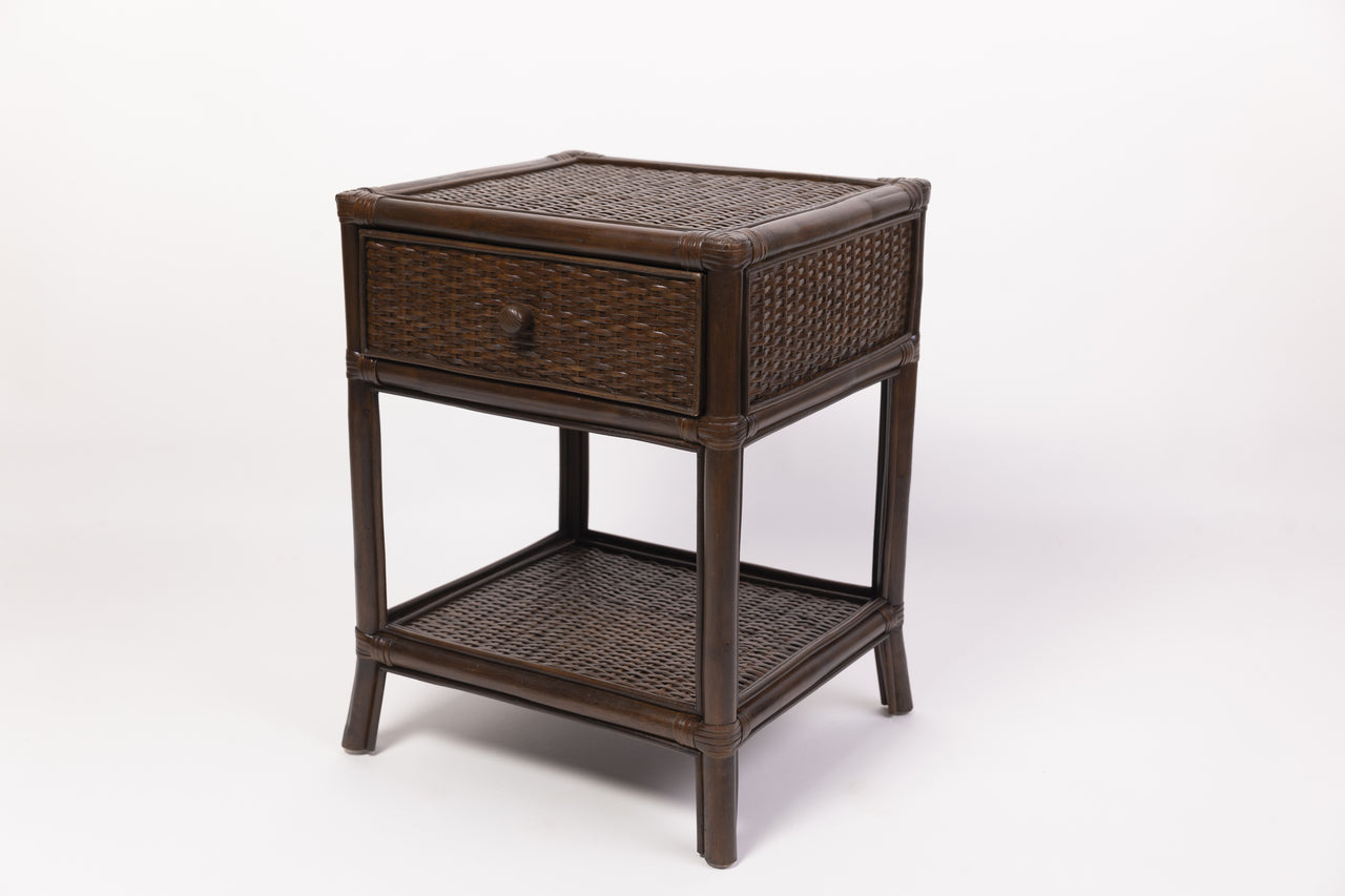 Amara Bedside in Coffee Bean - Overstock