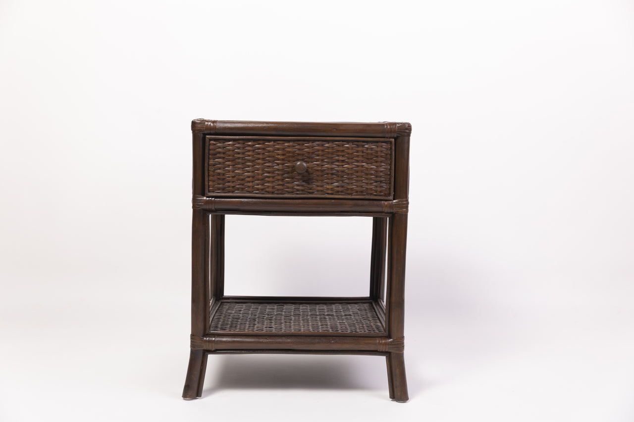 Amara Bedside in Coffee Bean - Overstock
