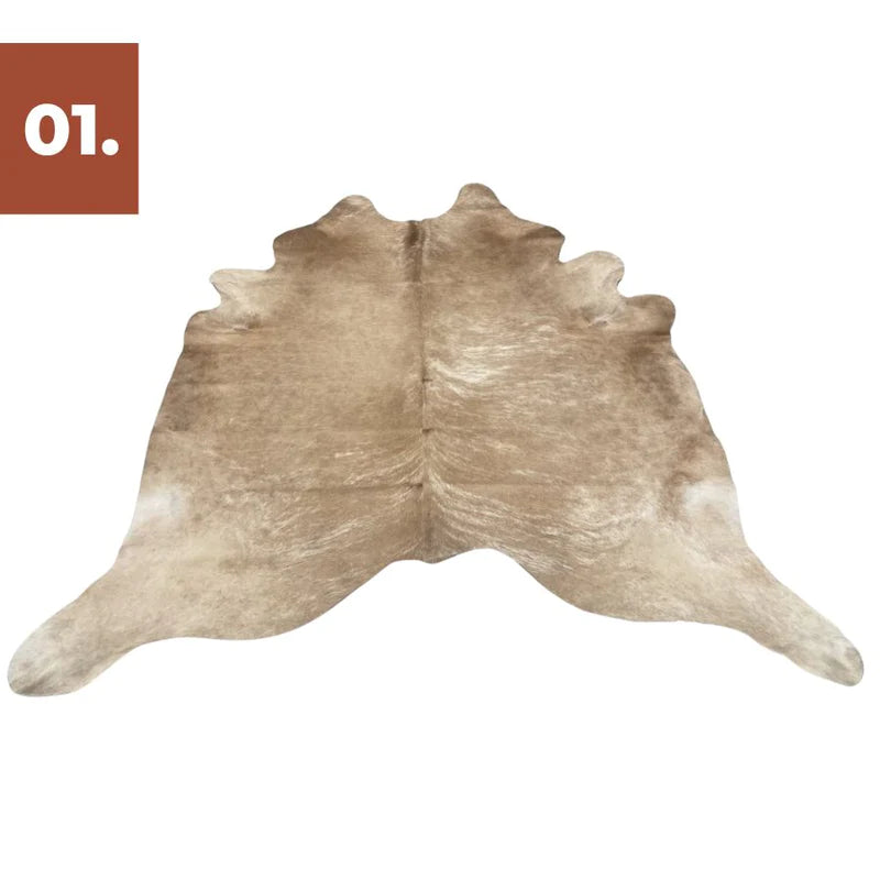 Light Exotic Cow Hide Rug
