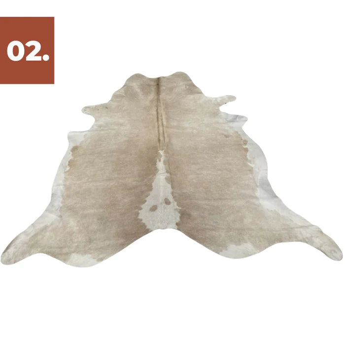 Light Exotic Cow Hide Rug