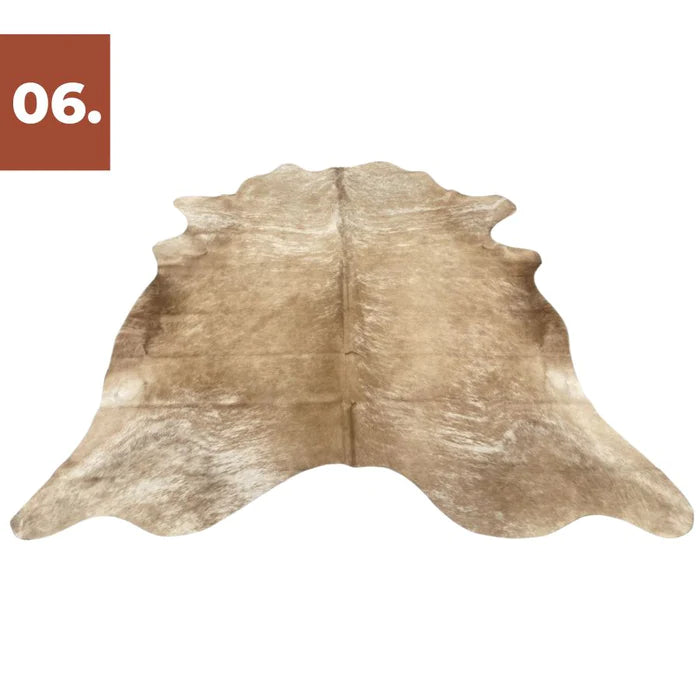 Light Exotic Cow Hide Rug