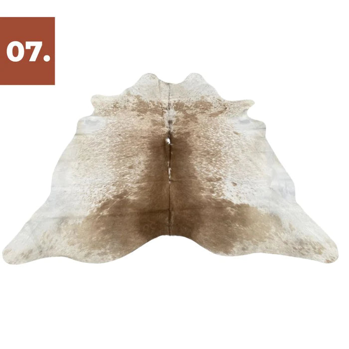 Light Exotic Cow Hide Rug